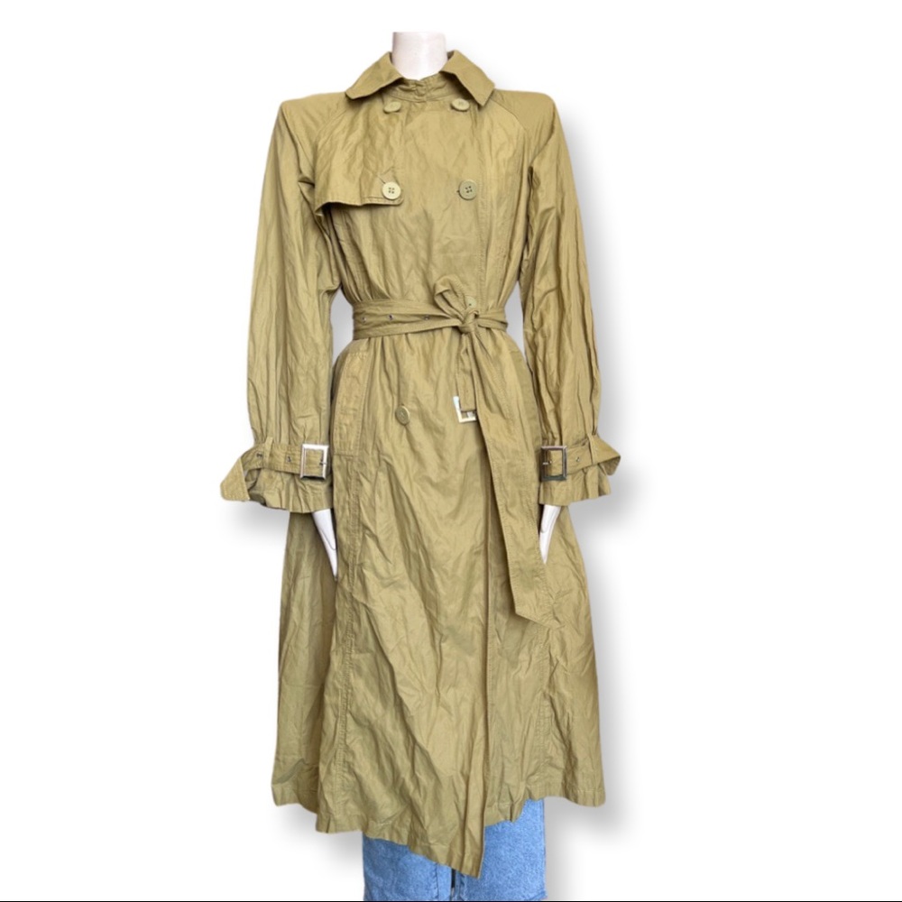 MINIMALIST VINTAGE Y2K EMANUEL UNGARO TRENCH COAT